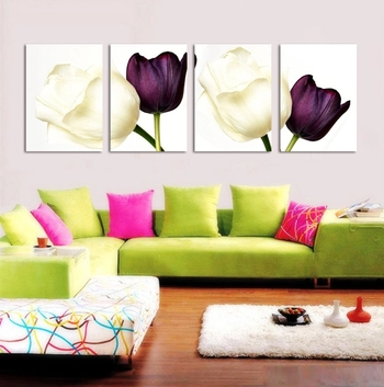 Nghệ Thuật Treo Tường Hoa Tulip