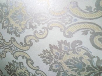 Giấy decal cuộn họa tiết cổ điển vàng nhạt 