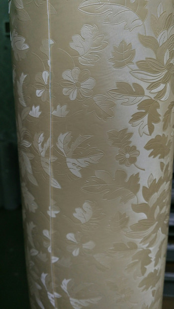 Giấy Decal cuộn họa tiết hoa vân vàng 2 khổ 1.2m(899)