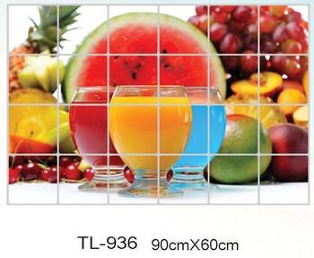 Dán bếp nước ép trái cây size 60x90cm