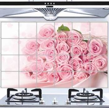 Trang trí phòng bếp với bó hoa hồng size 60x90cm