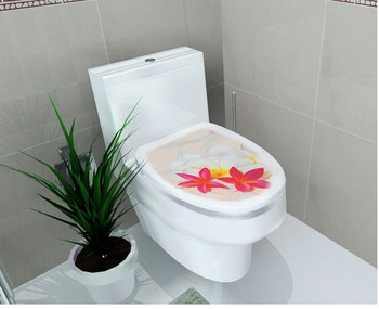 Dán toilet hoa sứ