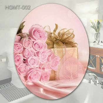 Dán toilet hoa hồng và hộp quà