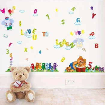 8. Decal dán tường chữ cái
