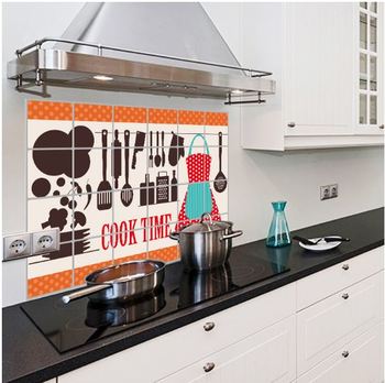 Dán bếp dụng cụ làm bếp size 60x90cm