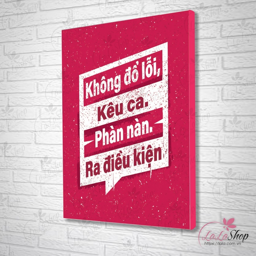 Tranh treo tường Không đổ lỗi