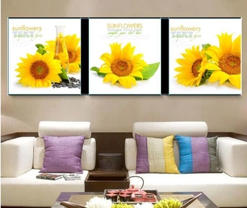 Tranh dán tường hoa hướng dương 2