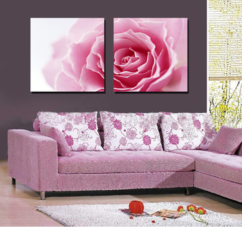 Tranh treo tường hoa hồng phấn