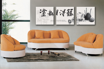Tranh thư pháp bụi trúc nhỏ