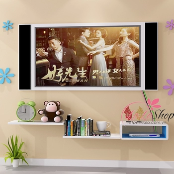 TVD19 .Wandmontiertes TV-Regal