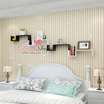 Kệ gỗ trang trí treo tường TTPN13