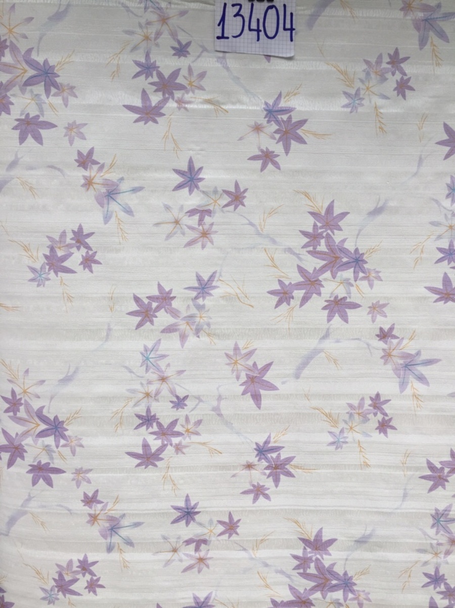 Giấy decal cuộn lá tím nhỏ 