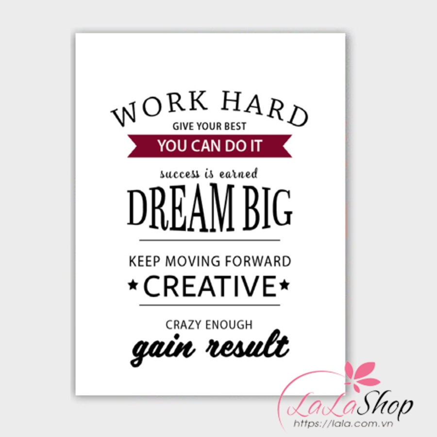 Tranh văn phòng keep moving forward creative