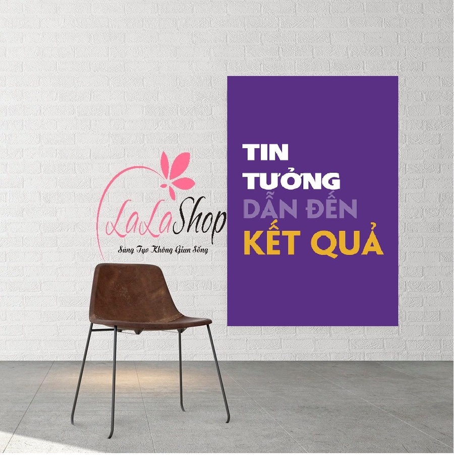 Tranh treo tường tin tưởng dẫn đến kết quả