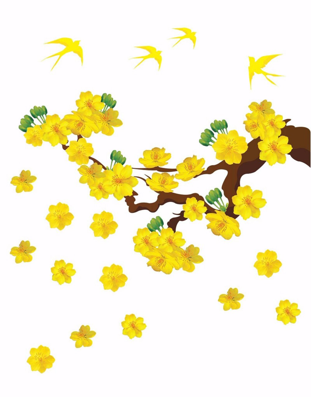 Combo decal trang trí tết múa lân chúc xuân 2026 an khang thịnh vượng