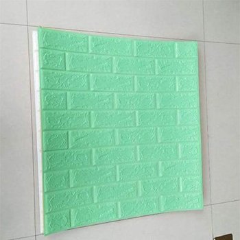 Xốp đá dán tường 3D xanh ngọc