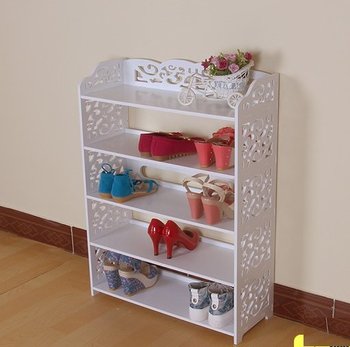 Kệ gỗ để giày dép 5 tầng