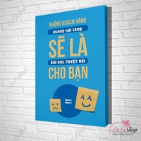 Tranh Slogan Nhà Hàng - Khách Sạn