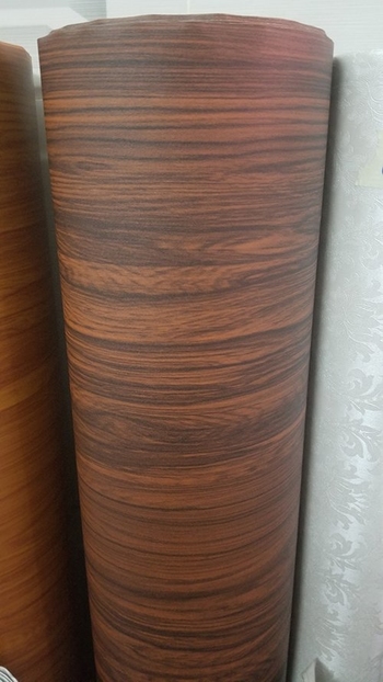 Giấy Decal cuộn giả vân gỗ nâu 2