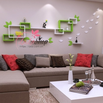 Kệ Gỗ Trang Trí Phòng Khách TTPK30