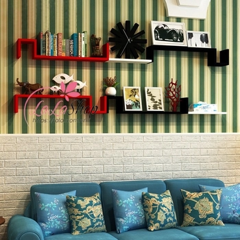 Kệ Gỗ Trang Trí Phòng Khách TTPK40