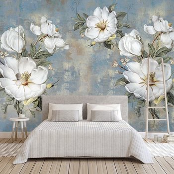 Tranh dán tường hoa cúc trắng