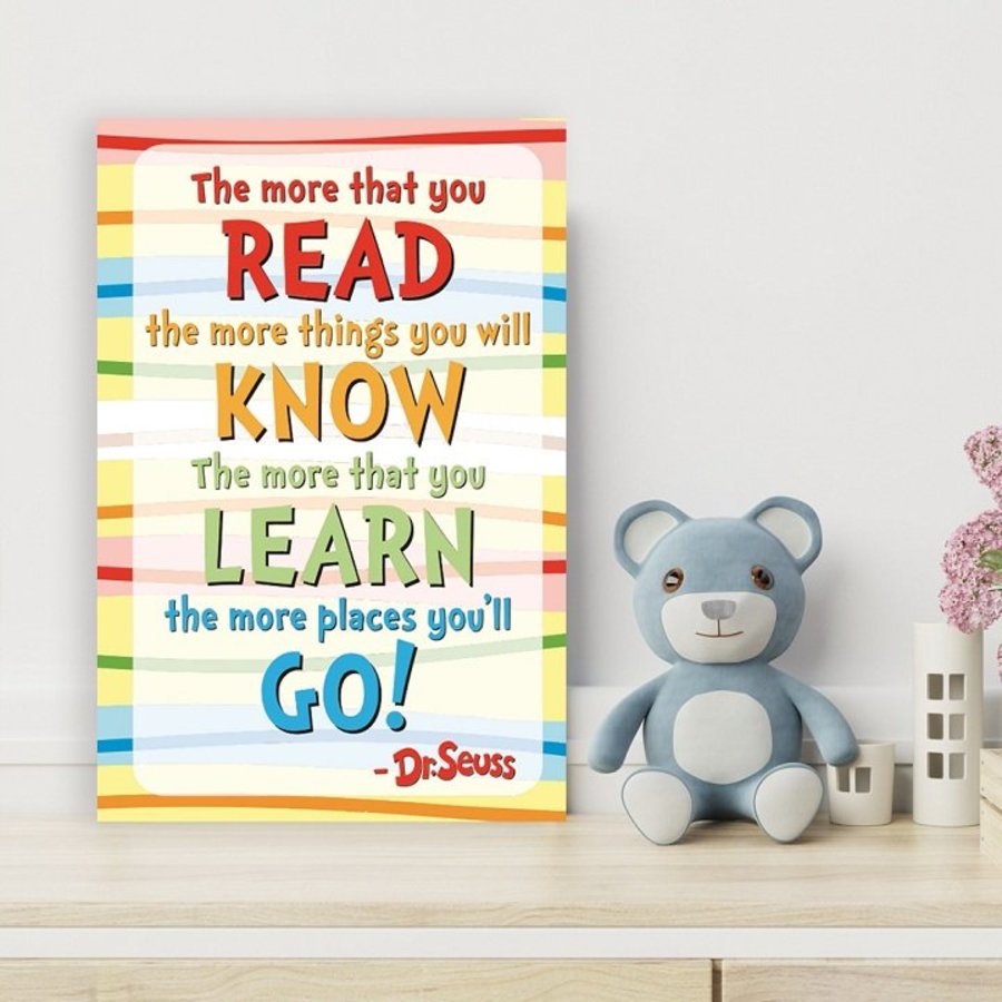 Tranh treo tường the more that you read the more things you will know