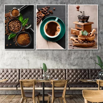 Tranh treo tường hạt cà phê