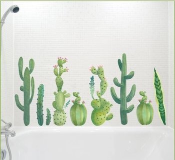 Decal dán tường xương rồng 3