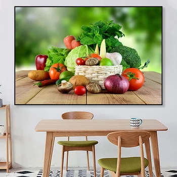 Wandbilder aus Obst und Gemüse