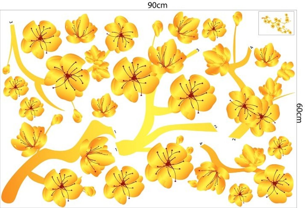 Combo Decal Trang Trí Tết Xuân Bính Ngọ 2026 Vạn Sự Như Ý