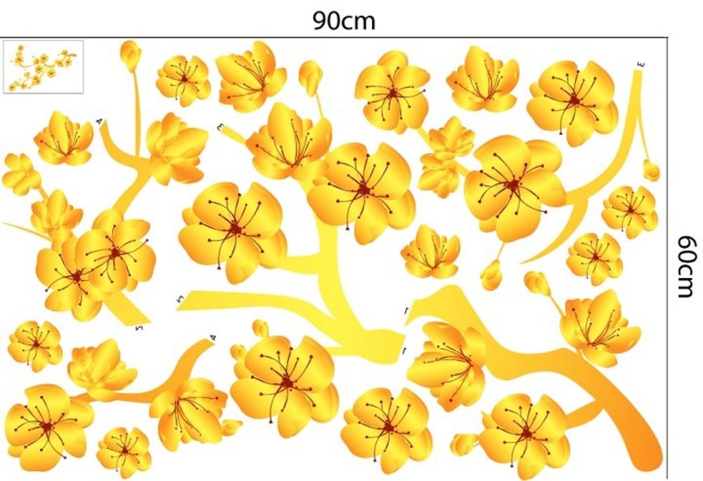 Combo Decal Trang Trí Tết Xuân Bính Ngọ 2026 Vạn Sự Như Ý