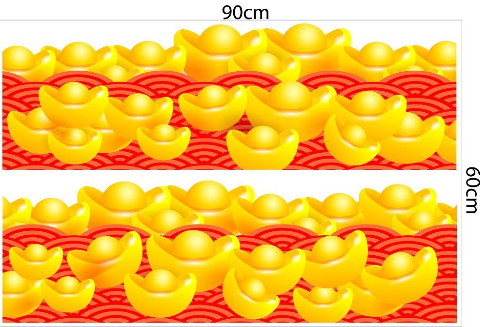 Combo Decal Trang Trí Tết Happy New Year Bính Ngọ 2026