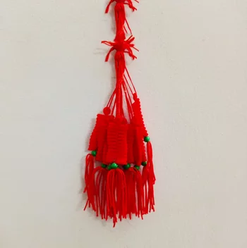 Lanyard hängende Mini-Samt-Kracher für Tet-Dekoration