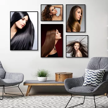 Tranh tường tóc nghệ thuật 9