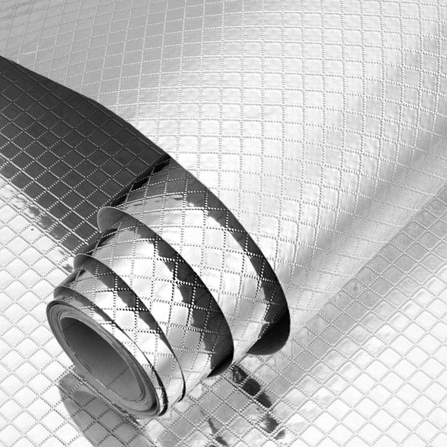 Decal cuộn dán bếp nhôm họa tiết sọc