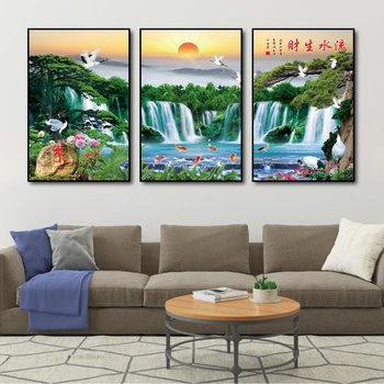 Tranh Treo Tường Sơn Thủy Hữu Tình 8