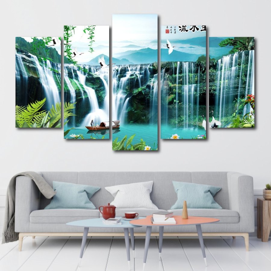 Tranh treo tường thác nước hùng vĩ