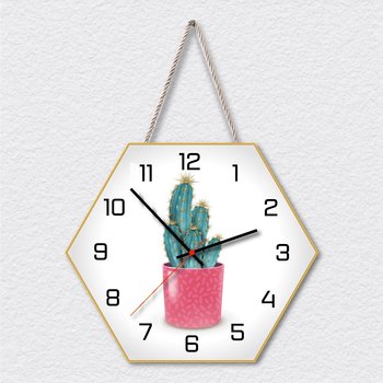 Freches Kaktus-Uhren-Gemälde 3
