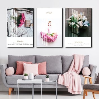 Tranh treo tường cô gái hoa nghệ thuật (HG)