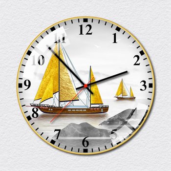 Boot und Meer Vintage Uhr 2