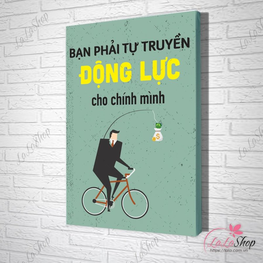 Tranh Văn Phòng Bạn Đang Tự Truyền Động Lực Cho Chính Mình