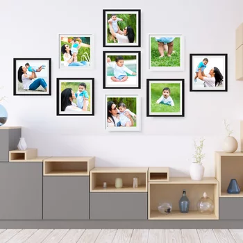 Khung ảnh sticker dán tường mẹ và bé