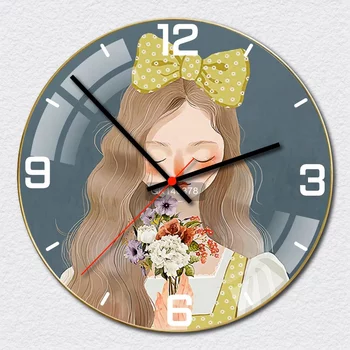 Đồng hồ cổ điển cô gái nghệ thuật 3