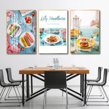 Wandkunst von süßen Kuchen