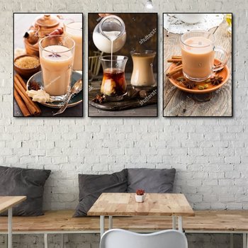 tranh treo tường trang trí quán trà sữa