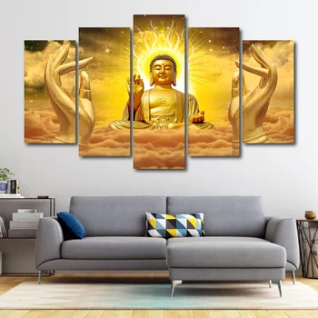 Wandmalerei von Amitabha Buddha