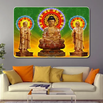 Drei Welten Buddha Wandmalerei 04