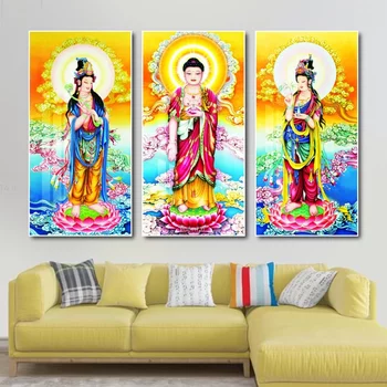 Drei-Welten-Buddha-Wandmalerei 05