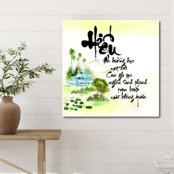 Tranh treo tường thư pháp chữ hiếu